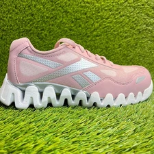 Reebok Zig Pulse Womens Size 8M Pink White Gray Composite Toe Safety Work Shoes