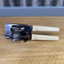 VTG SWING-A-WAY Swing Away Manual Can Bottle Opener Handheld Utensil Beige