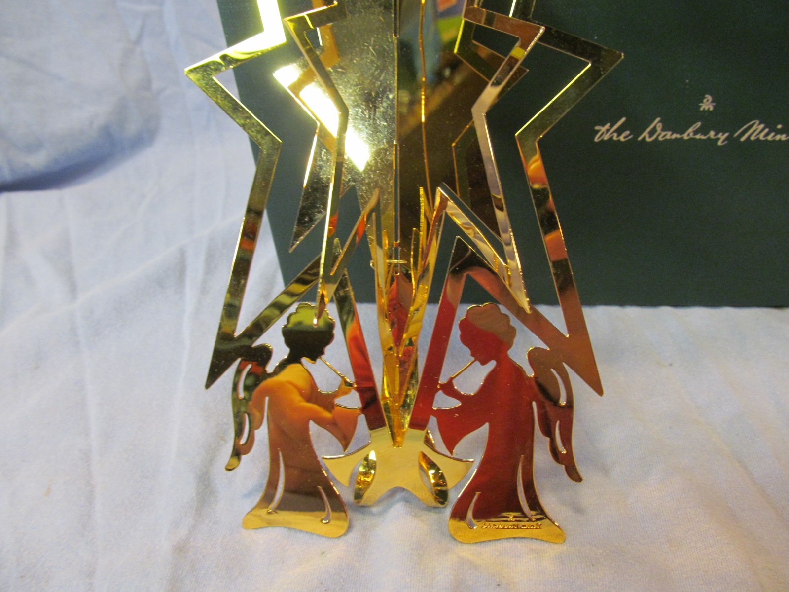 Danbury Mint 24k Gold North Star & Angels Tree Topper