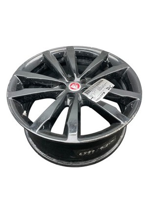 2021-2025 JAGUAR F-PACE X761 20X8.5 10 SPOKE WHEEL RIM | GLOSS BLACK *CURB RASH*