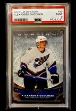 2006 UD Ovation 2nd Year Alexander Ovechkin PSA 9