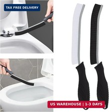 TQRR 2 Pcs Toilet Scrubber Brush, Bathroom Cleaning Brush with Hanging Hole
