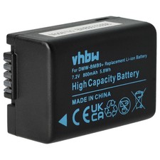 Batterie pour Panasonic Lumix DMC-FZ72 800mAh 7,2V