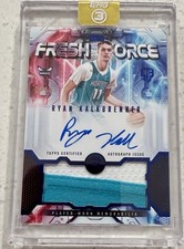 Ryan Kalkbrenner 08/15 Rookie Patch Auto 2025-26 Topps 3 Three Basketball Card