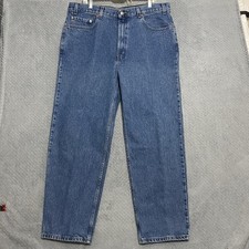 Vintage Levis Jeans Mens 40x30 Denim 550 Relaxed Fit Deadstock 90s 01/99