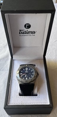 Tutima M2 Seven Seas - Blaues Zifferblatt - Glashütte  - Taucheruhr - Titan