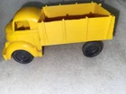 Vintage Marx Freight Terminal Playset Yellow Truck 6"