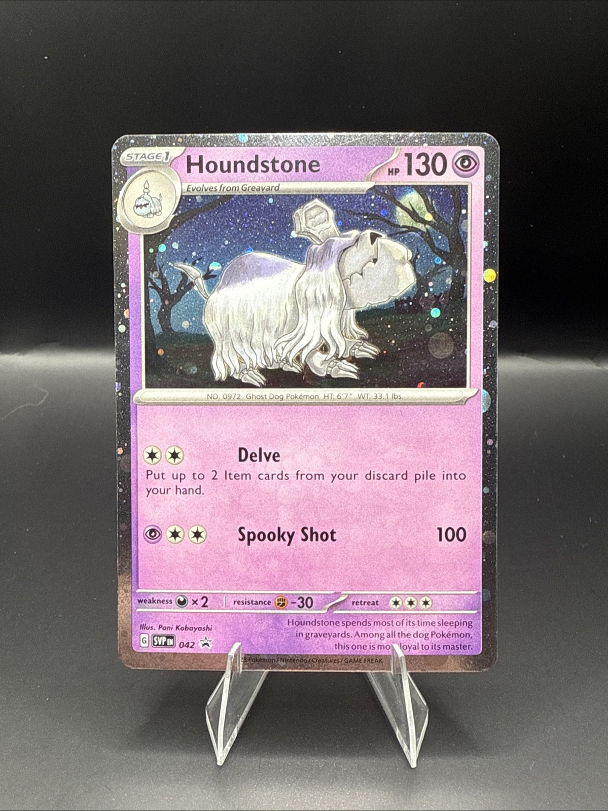 HOUNDSTONE - Black Star Promo SVP042 - HOLO NM - POKEMON TCG