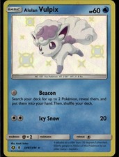 Alolan Vulpix Shiny Holo Rare Hidden Fates: Shiny Vault SV8/SV94 Water Holofoil