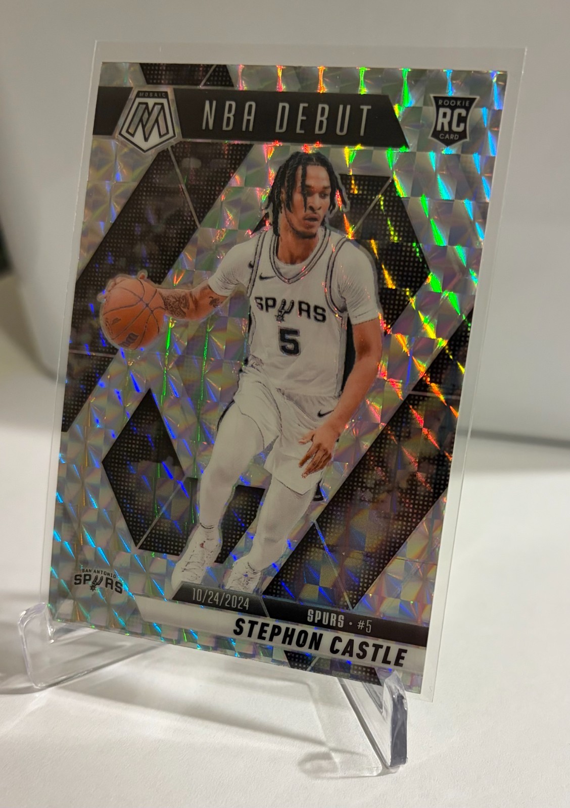 2024-25 Panini Mosaic NBA Debut Base & Silver Mosaic Prizms - Complete Your Set