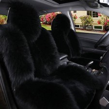 Soft Fur Sheepskin Car Seat Covers - Set Of 2 For Ultimate Comfort Soft Fur Sheepskin Car Seat Covers - Set Of 2 For Ultimate Comfort
