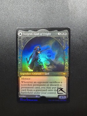 Magic MTG Tergrid, God of Fright Showcase Foil Kaldheim EDH ARTIST