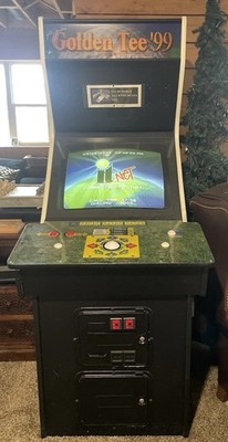 Golden Tee  99 Arcade Machine Golf Game Software Updated (2004) 25  CRT Works