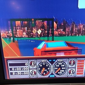 Retro racing game! Sega Saturn software &ldquo;Race Drivin&rdquo;