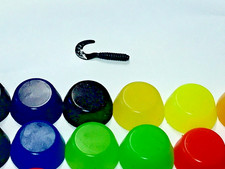Chartreuse Tail/U SELECT BODY 2" Single Tail Soft Plastic Fishing Lure Crappie