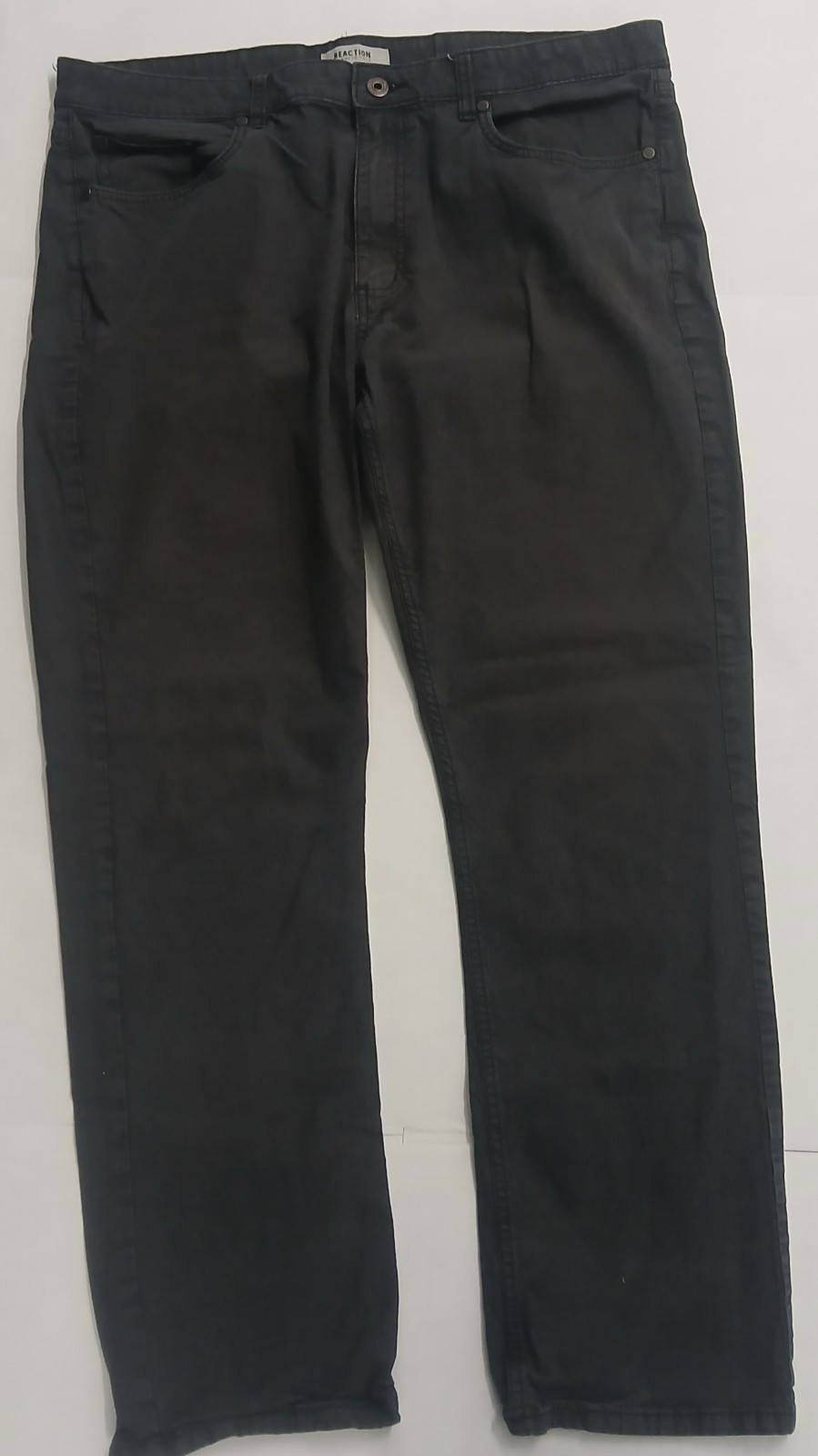 Kenneth Cole Jeans Mens 36x30 Black Cotton Denim Straight Slim Stretch Workwear