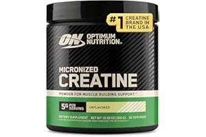 Optimum Nutrition Creatine, Micronized Creatine Monohydrate Powder, Supports Str