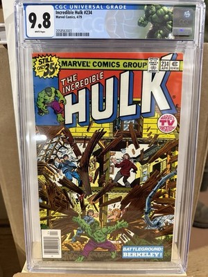 Incredible Hulk #234 (Apr 1979) CGC 9:8~White Pages. Marvel Man becomes Quasar. 