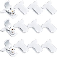 12PCS Duvet Cover Clips Comforter Fasteners Bedding Holder Anti Shifting White