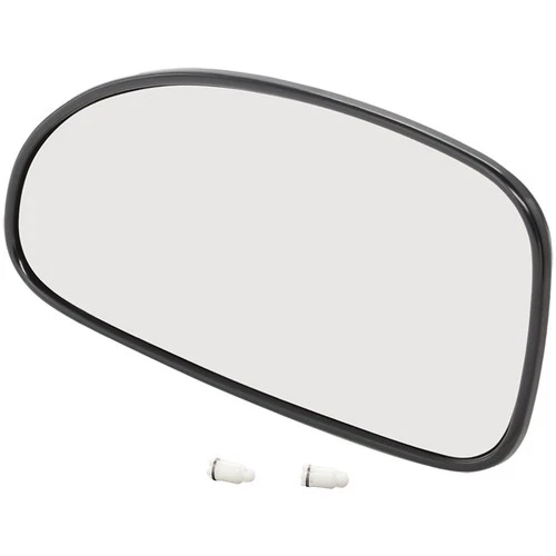 Driver Mirror Glass For 2000-05 Buick LeSabre Heated with Backing Plate 12482399