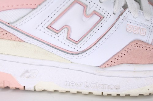 New Balance 550 Little Kid White Pink Haze Basketball Größe 4 Jugend Mädchen - Bild 10 von 17