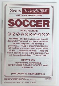 Super Video Arcade SEARS 3 Game Lot Intellivision Night Stalker Soccer Racing