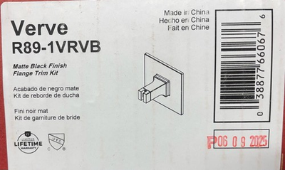 #ad #ad Pfister R89 1VRVB Pressure Balanced Valve Trim OnlyMatte Black *NEW* $108.99
