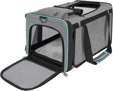 Cat Carrier American, United, Delta Airline Approved/Soft-Sided Pet Travel Bag f