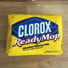 Clorox Ready Mop Cleaning Pads Refill 8 ct Package Disposable