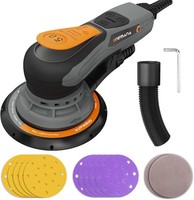Exzenterschleifer 150Mm, BüRstenlos, 5Mm Hub, 350W, 6 Stufen 4000–10000 U/Min