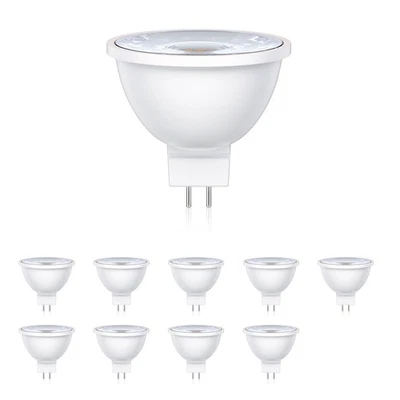 10x GU5.3 Ampoule LED MR16 blanche (3900 K) 5,7 W 524lm 37 - Photo 1/4