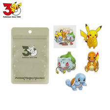 Pok mon Center Original 30th Anniversary Sticker Set Timeless Adventure Kanto