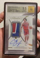 2021-22 Panini Flawless - Cade Cunningham Gold Jsy /10 Bgs 9.5 10