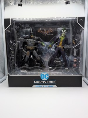 McFarlane 2020 DC Multiverse Batman vs Joker Arkham Asylum Action Figures