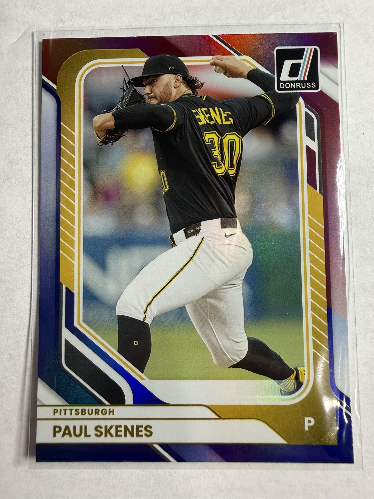2026 Donruss #70 Paul Skenes Red and Blue
