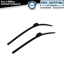 Windshield Wiper Blades 20 & 24 Inch Silicone Coated & Water Repellent Wipers