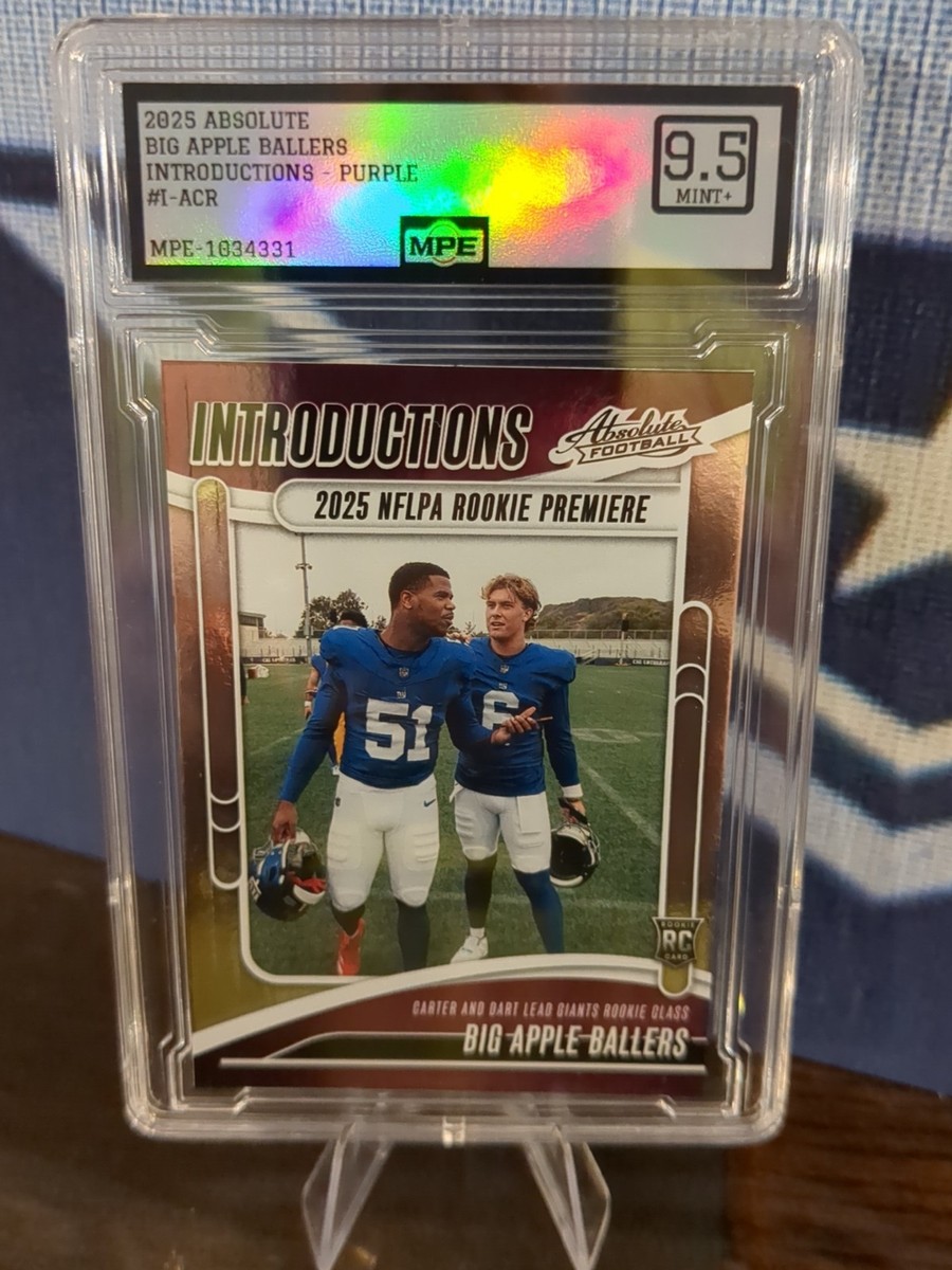 2025 Panini Absolute - Introductions Jaxson Dart, Abdul Carter #I