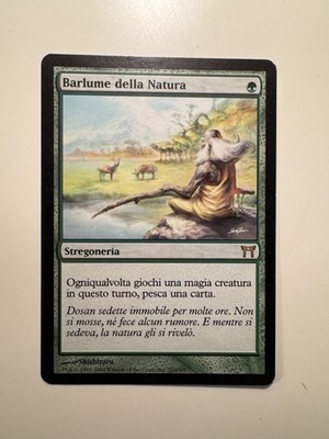 Magic MTG   Blitz der Natur (Glimpse of Nature)   CoK 210   R   ITA   MINT