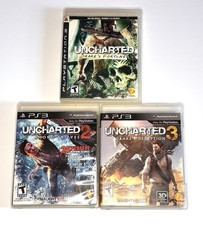 Uncharted Drake’ Fortune, Among Thieves & Drakes Deception PlayStation 3 Set