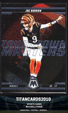 Joe Burrow 2025 Panini Mosaic Touchdown Masters Cincinnati Bengals #3
