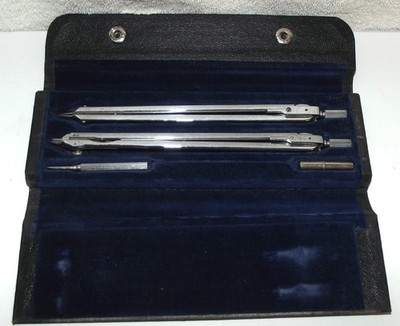 Vintage K&E US Navigator's Kit Case- Drawing Drafting Navigating Made In Germany