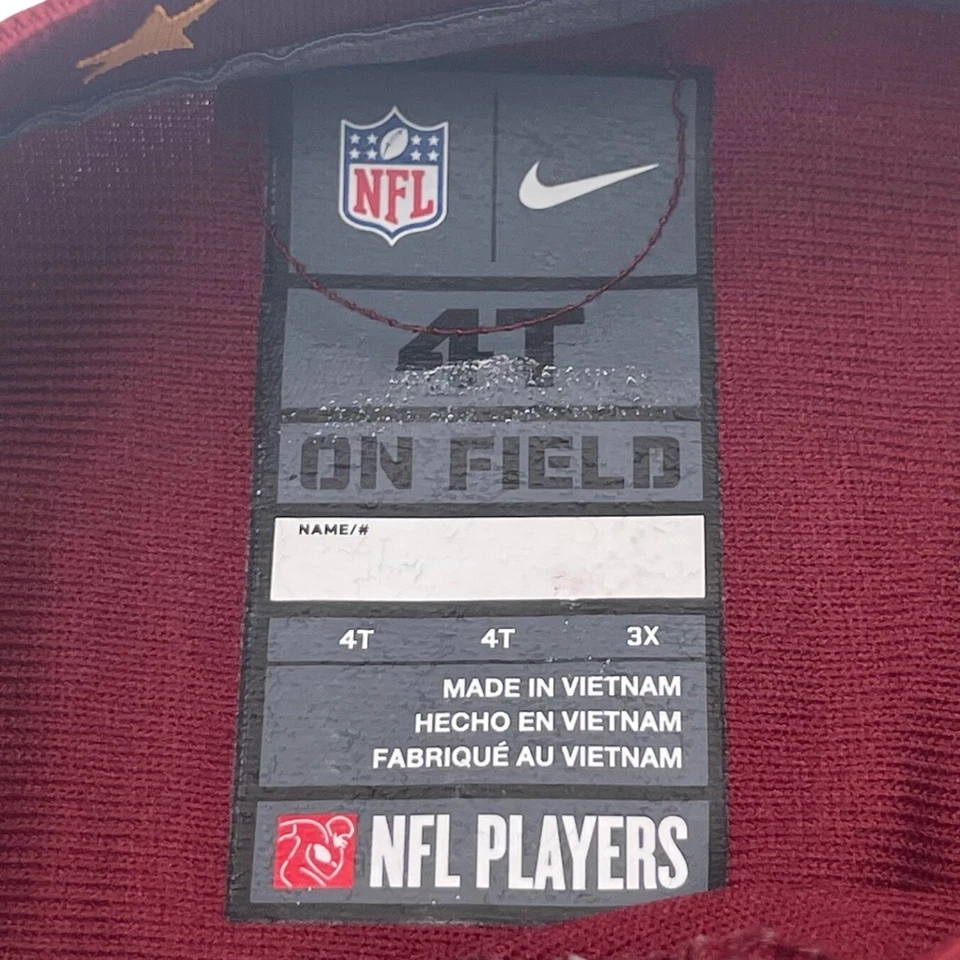 Camiseta de fútbol para niños Washington Commanders Terry McLaurin 17 Nike 4T Foto 4 de 4