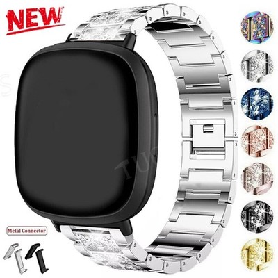 Edelstahl Armband Für Fitbit Versa 4 3 Sense/Sense 2 Metall Ersarz Uhrenband NEU