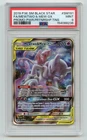2019 POKEMON SM BLACK STAR PROMO #SM191 FULL ART/MEWTWO & MEW GX PSA 9