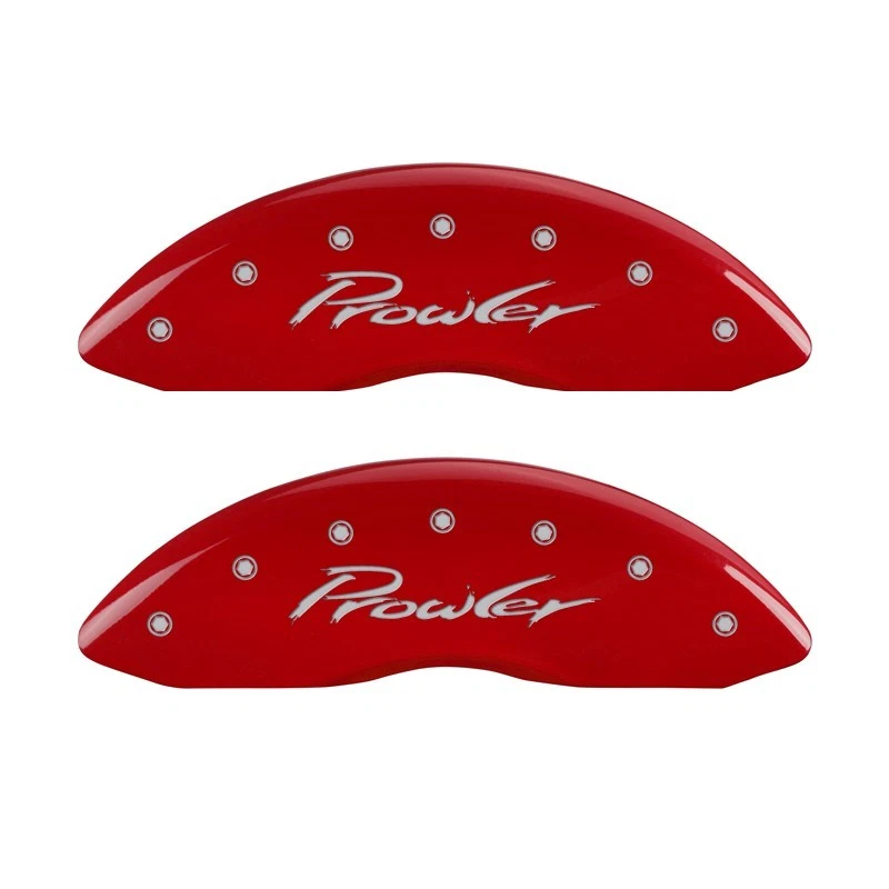 Chrysler "Prowler" 1997-2002 cubiertas de pinza de disco de freno delanteras + traseras rojas MGP 4 piezas Foto 2 de 4