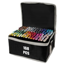 Alkoholmarker Set 168 Farben doppelseitig | S...