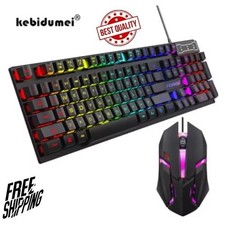 104 key Backlit Mechanical Keyboard Wired Gaming Keyboard waterproof Luminous ke