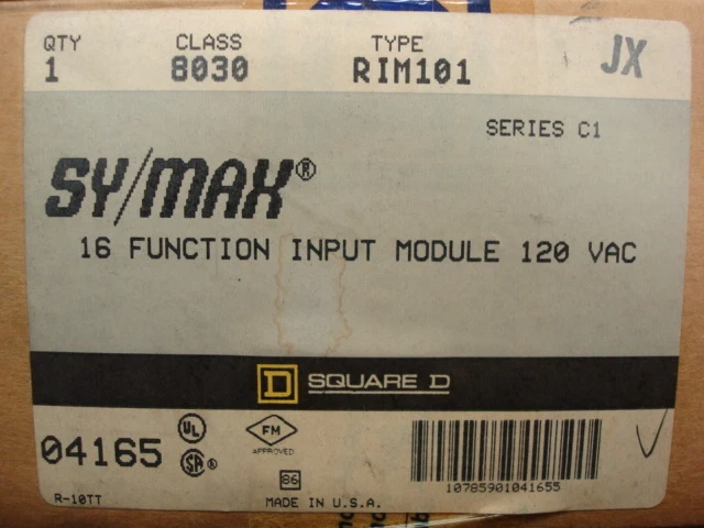 NEW Square D SY/MAX 8030 RIM-101 Input Module 120 VAC - Image 4 of 4