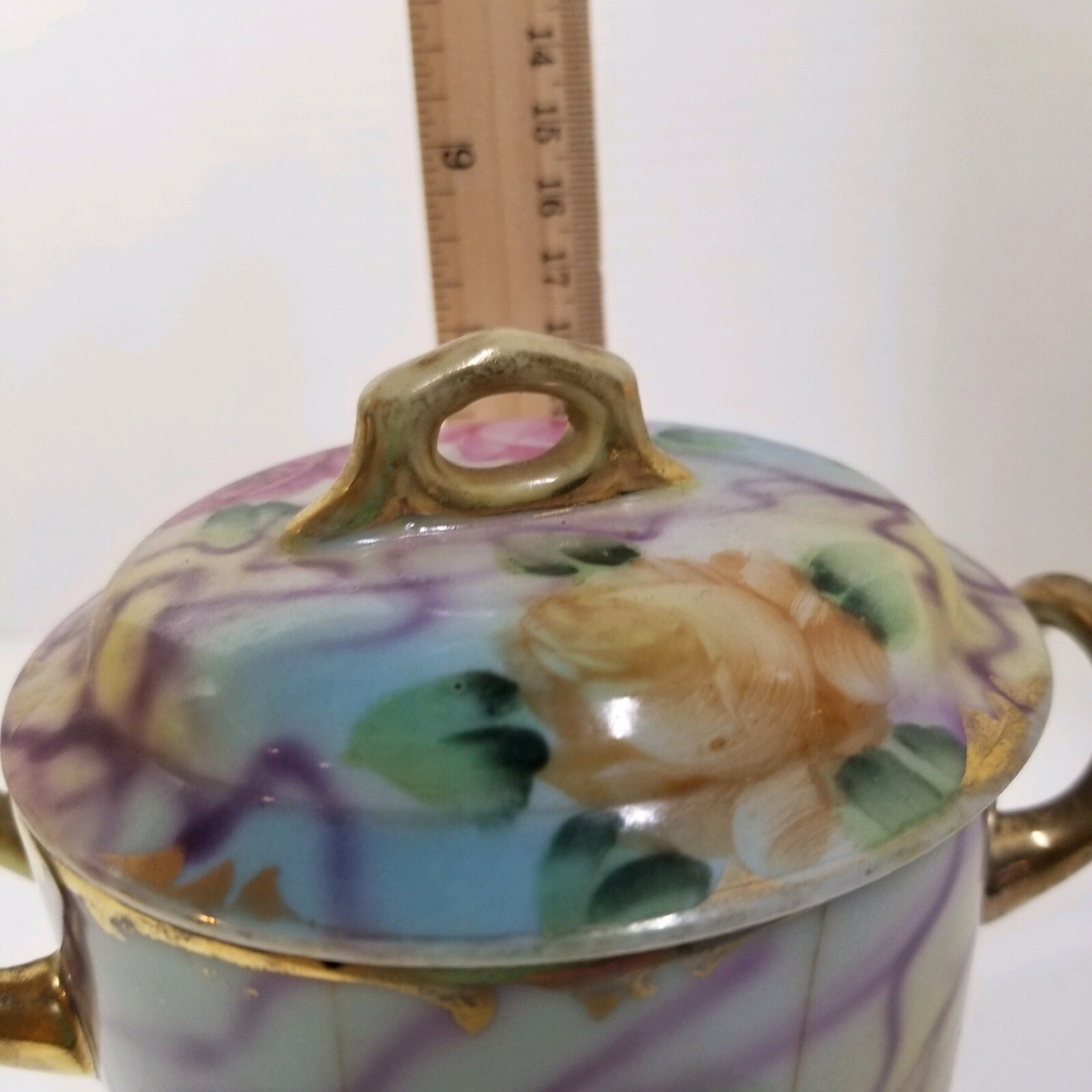 Antique Porcelain Lidded Condensed Milk Jar Container eBay