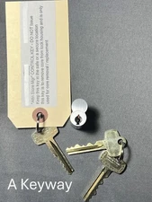 KSP 7 Pin SFIC A Keyway Core With 2 Keys and 1 Control Key In 26D Finish
